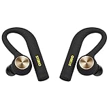 [Updated Ver.] STERIO True Wireless Bluetooth Earbuds V4.2 Wireless Bluetooth Headsets IPX5 Sweatproof Stereo Bluetooth Headphones with Mic for iOS and Android Devices(Apple, Samsung, LG, HTC, Google)