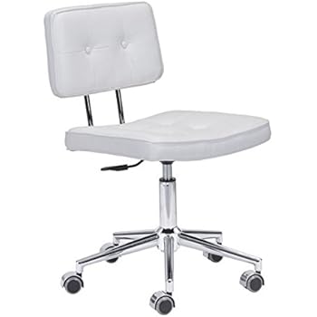 Amazon.com: Zuo Unico Office Chair, White: Kitchen & Dining