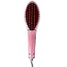 Guisee Hair Straightener Brush, with 5 degree Adjustment Segments Temperature Ceramic Heating Straightening Irons Brush, Support Dual Voltage, Anti-Scald