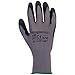 Amazon Basics Latex Coated Work Gloves, Nylon Liner Fiber, Grey, Size 8, M, 12-Pair