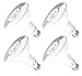 Hyperselect PAR38 LED Light Bulb, 14W (90W Equivalent), 4000K (Daylight Glow), 1040 lumens, Flood Bulb, Non Dimmable, Medium Base (E26), UL-Listed - Great for Backyard, Office, Kitchen (4 Pack)