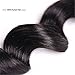 Luduna Brazilian Hair with Closur Unprocessed Brazilian Virgin Human Hair Loose Wave 3 Bundles with Closure Unprocessed Loose Wave Bundles with Closure RemyHair Weave (18 20 22+16, Natural Color)