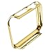 Apple Watch Case, Imymax Ultra-Thin PC Plating Bumper Frame iWatch Protective Cover Case for Apple Watch Series 1 All Version - Gold 42mm