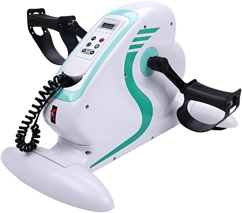 Mini Bicicleta Bike Ergométrica para Exercícios, Mini Bicicleta Elétrica com Display LCD e Regulador de Intensidade, Bike de Exercício Interno, Bike Ergometrica, Exercitador de Pernas, 110 V