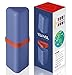 Travel Toothbrush Case and Carrier, Portable Business Trips Wash Cup Holder Organizer for Trips and Daily Use (Blue)