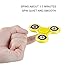 HITASION Hand Spinner Fidget Toys for Adults EDC ADHD Focus Ultra Durable High Speed 1-3 Min Smooth Spin Not Cracked (Yellow)