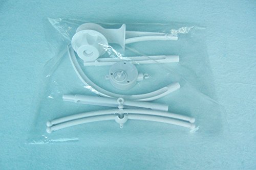 AFUNTA Baby Crib Mobile Music Box Holder Arm Bracket Nut Screw Box Mobile