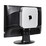 HIDEit MiniU Mac Mini Mount - Mount for Mac Mini (Silver) - Wall Mount, Under Desk Mount and VESA Mount - No Ugly Tabs or Unnecessary Bulk - Designed in The USA