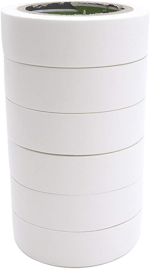 ALBOYI White Electrical Tape 6 Rolls, 17mm x 9m Self Adhesive PVC Insulation Gaffer Tape for Insulating Repairing and Protecting Wires - Image 3