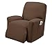 Stretch Sensations, Newport Recliner Slipcover, Standard Recliners, Perfect Chair Protection, Comfortable and Easy Stretch Fabric (Cocoa)