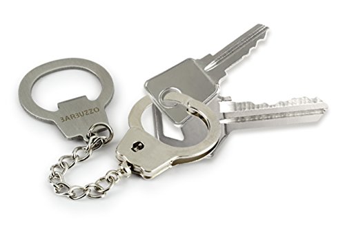 Barbuzzo Key Cuffs Bottle Opener - a Great Novelty Item That Every Home Bar and Every Man Cave Should Have to Amuse Friends, Family and Colleagues All Night Long