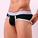 OutTop Mens Jockstrap, Mens Sexy Gay Underwear Black