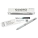 MONTEVERDE USA Quadro 4-in-1 Multifunction Pen Silver (MV35511)