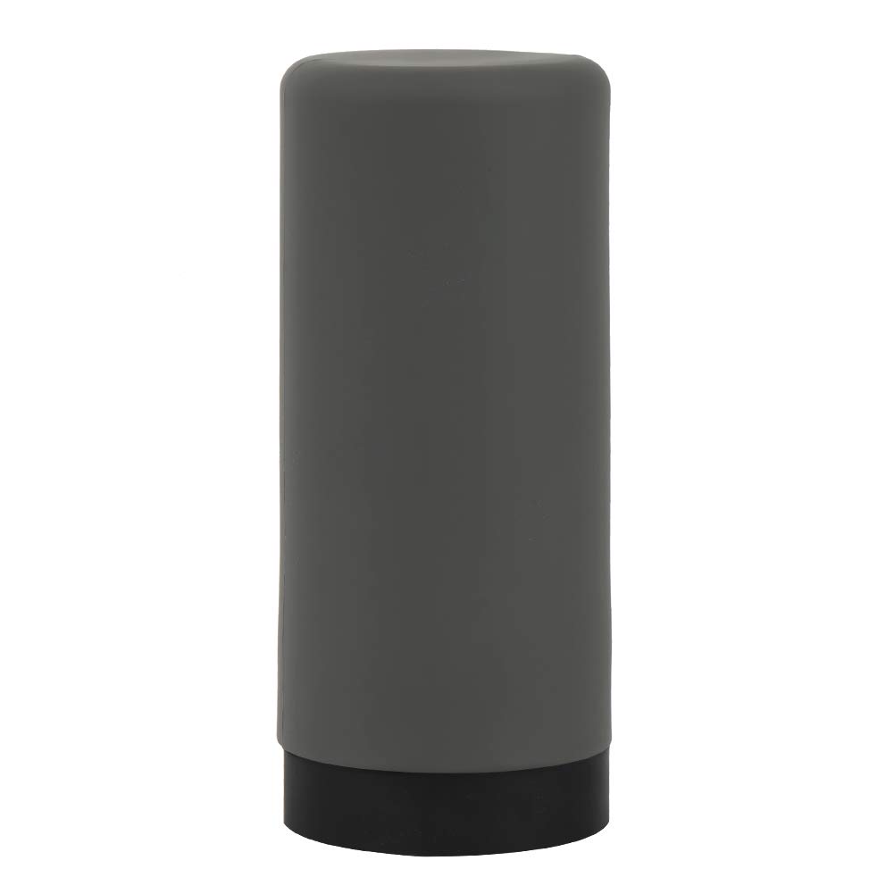 YUMILI Silicone Squeeze Lotion Bottle Refillable Shampoo Shower Gel Dishwashing Liquid Dispenser - Gray Silicone Bottles for Travel Home