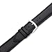 Hadley-Roma 20mm 'Men's' Leather Watch Strap, Color:Black (Model: MSM725RA 200)