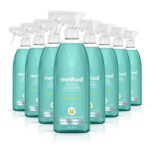Method Glass Cleaner Spray, Waterfall, Ammonia Free & PlantBased