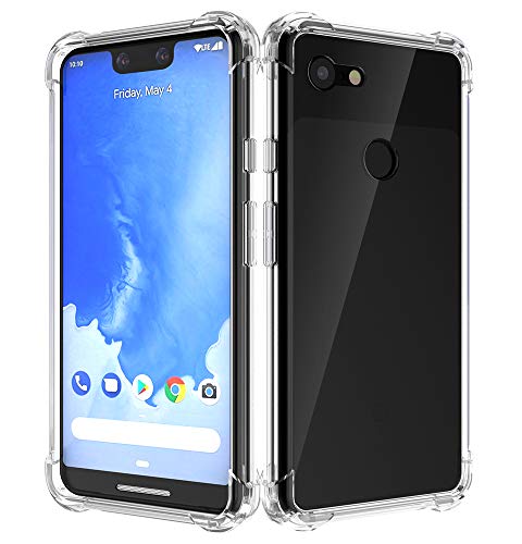 Google Pixel 3 XL Case, Androgate Transparent Slim Soft TPU Cover Bumper Case for Google Pixel XL3, Clear