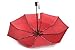 Compact Folding Windproof Automatic Umbrella With Zipper Case For Women/Ladies (Burgundy)