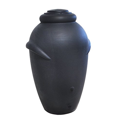 BULTO Regentonne Regenwassertank 360 Liter - Kunststoff, Farbe: Anthrazit