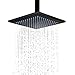 Hiendure 12 Inch Ceiling Mount Stainless Steel Round Rainfall Shower Head, Oil Rubbed Bronze