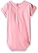 Adidas Baby Girls' Single and 2 Pack Bodysuits, Semi Pink Glow, 18 Months