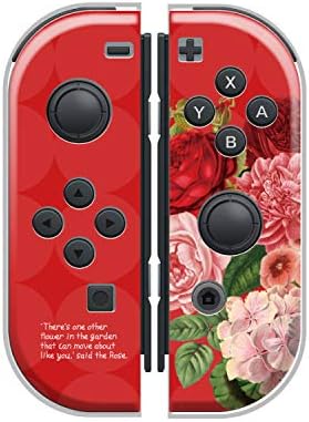 Nintendo 100 品質保証 Switch ケース 任天堂 スイッチ ジョイコン ハードタイプ 傷から守る おしゃれ 人気 かわいい 花柄 ボタニカル 水彩 保護