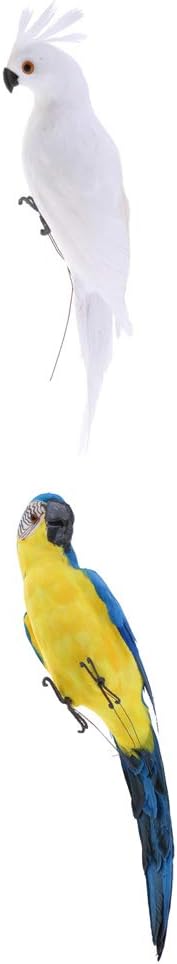 Amazon Co Jp リアル コンゴウインコ オウム 可愛い 家 庭 装飾 子供 おもちゃ 2ピース ホーム キッチン