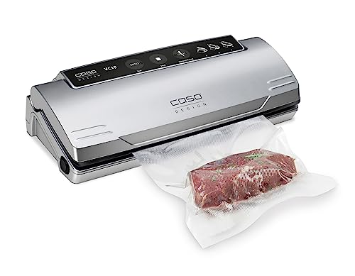 Caso Vc 10 - Machine Sous Vide Alimentaire, Barre De Soudure 30 Cm, Conserve Les Aliments Jusqu’À 8 Fois Plus Longtemps – Coloris Argenté