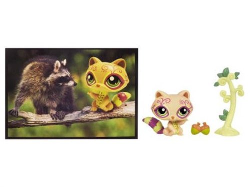 Littlest Pet Shop Series 4 Postcard Pets Raccoon