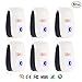 Skillink 6 Packs Ultrasonic Pest Repeller - Electronic Plug -In Pest Control Ultrasonic - Best Repellent for Cockroach, Rodents, Flies, Roaches, Ants, Mice,Spiders, Fleas