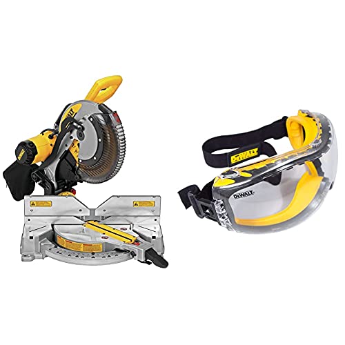 DEWALT Miter Saw, 12Inch, Double Bevel, Compound, XPS Cutline, 15Amp