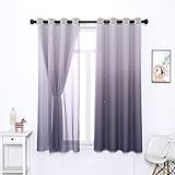 ZJXSNEH Blackout Star Curtains Stars Blackout