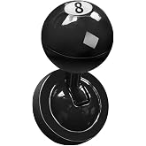 Aiydachy Push Start Button Cover, Joystick Car Starter Protector, Metal One-Touch Push to Start Accessorie (Black)