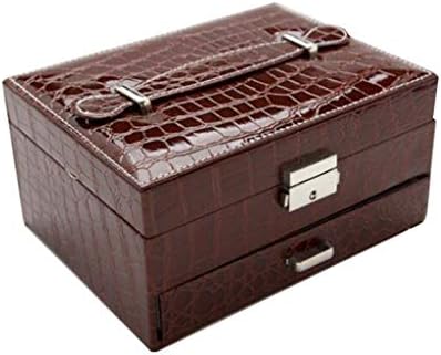 AJZXHE Storage box, jewelry storage box, leather jewelry box, jewelry box