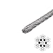 DasMarine Stainless Aircraft Steel Wire Rope Cable for Railing,Decking, DIY Balustrade, 1/8Inch,7x7 (1/8Inch, 7x7, 164FT)