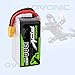 OVONIC 5s Lipo Battery 100C 1300mAh 18.5V Lipo Battery with XT60 Connector for RC Airplane Helicopter Quadcopter FPV Racing Drone