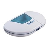 Gasketed VitaCarry 8 Compartment Pill Box Holds Up To 150 Pills Waterproof (White)