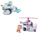 Skye's High Flyin' Copter & Everest's Rescue Snowmobile Bundle Pack