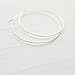 Wispy Sterling Silver Hammered Hoops