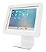 iPad Security Lockable Stand by Maclocks - All-in-One Enclosure with Screen Rotating, Reverse & Tilt. iPad & iPad Air Compatible Lock. Color: White. (AIO-W)