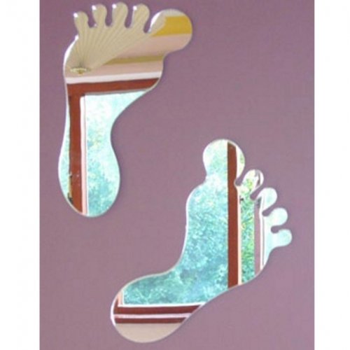 Super Cool Creations Pair of Feet Mirror - 60cm x 30cm
