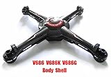 Czxin Upper Cover Shell + Under Cover Shell Spare Parts for Jjrc Wltoys V686 V686g FPV Rc Quadcopter