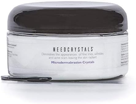 NeedCrystals Microdermabrasion Aluminum Oxide White Crystals, All-Natural Skin Face Exfoliator Treatment for Dull or Dry Skin, Wrinkles, Blemishes & More