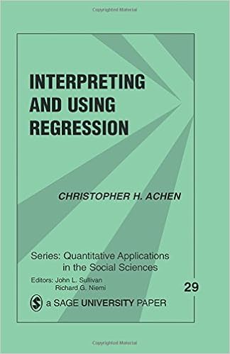 interpreting and using regression achen