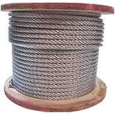 ADVANTAGE 3/8", 7x19 Galvanized Cable: 50, 100, 150, 200, 250 and 500 ft (200 ft Reel)