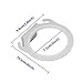SinLoon Hair Dryer Holder Wall Mount Hair Dryer Handing Rack Organizer for Hair Blower with Plug Stand, Aluminum Anti-Rust