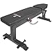 Titan Fitness Adjustable Flat Incline Weight Bench for Free Weights & Dumbbells