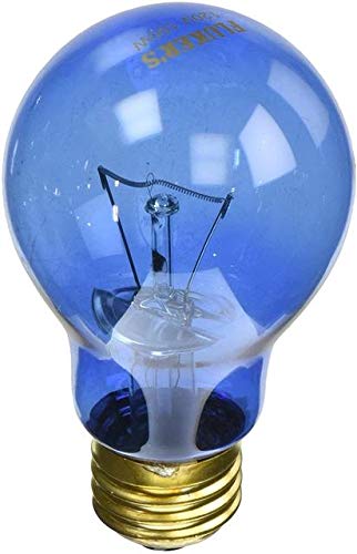 Fluker's Reptile Incandescent Daylight Bulb for Pet Habitat, Blue New verison 2021 100-Watts