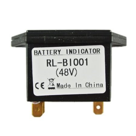 LOOYUAN 48 Volt Golf Cart Digital LED Battery State of Charge Indicator Meter - Thumbnail 2