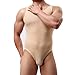 YiZYiF Men's Sheer Soft Jockstrap Leotard Freestyle Wrestling Singlet Bodysuit